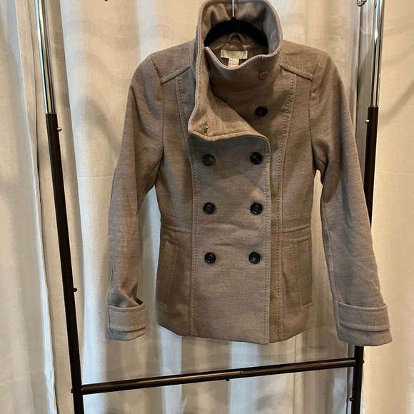 H&M peacoat jacket beige size 4 - Picture 3 of 6